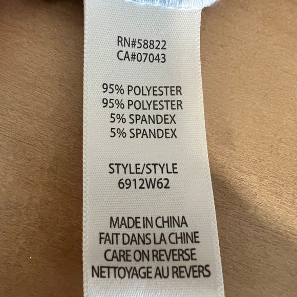 MAX STUDIO Women's Sleeveless Dress, BLUE/WHITE, Size S - Picture 5 of 7